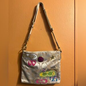 Coach poppy glam crossbody y2k vtg purse rare exclusive handbag